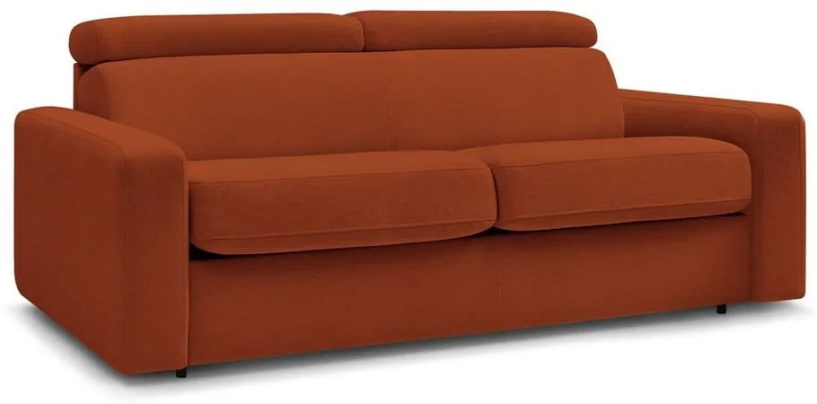 Rozkladacia pohovka v tehlovej farbe 215 cm Monaco – Bobochic Paris