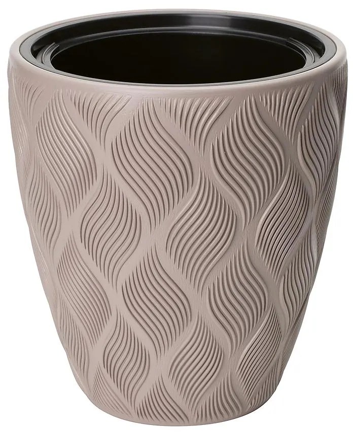 Kvetináč Flow 30 taupe
