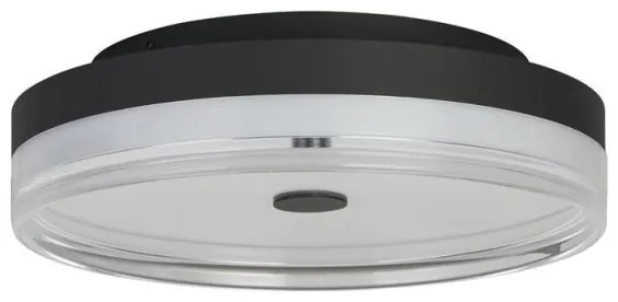 Searchlight 42651-30BK - LED Stropné svietidlo CYPRUS LED/21W/230V pr.30 cm čierne