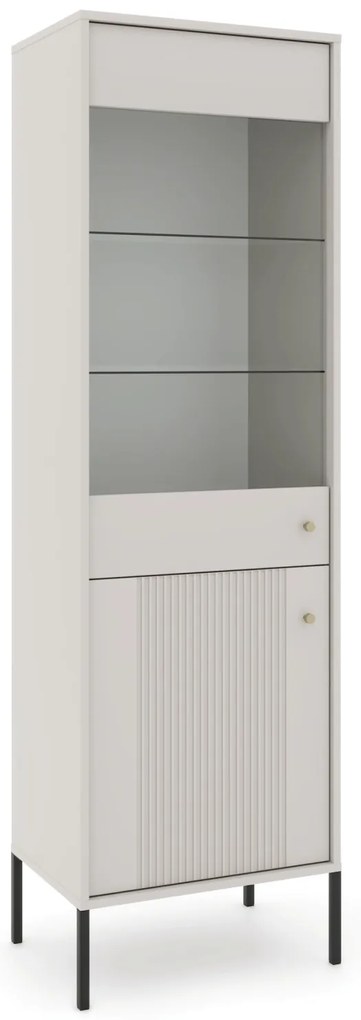 PROXIMA.store - Glamourová vitrína SOFT FARBA: biela