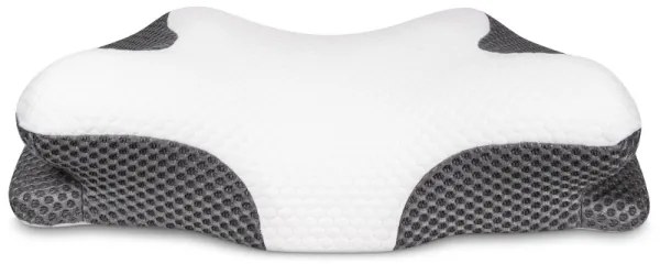 CONNECT IT CFH-6031-WH - Anatomický vankúš Lyra bielo-sivý