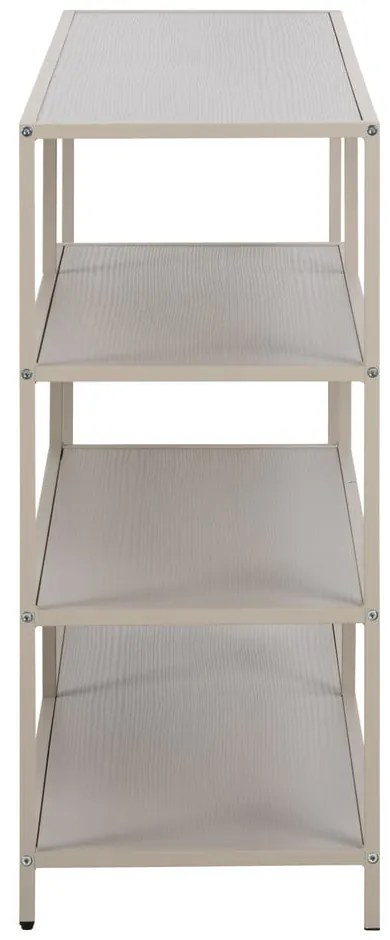 Sivá knižnica 114x78x35 cm Seaford – Actona