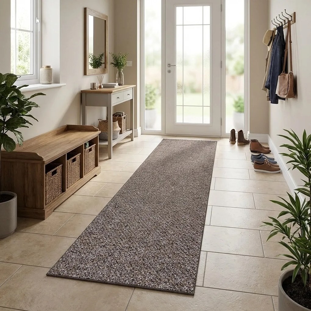 AladinWorld Expres, Koberec behúň Bohemia hnedý, 90x200, hnedá, kancelária