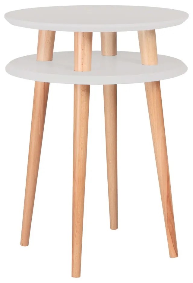 Svetlosivý odkladací stolík Ragaba UFO, ⌀ 45 cm