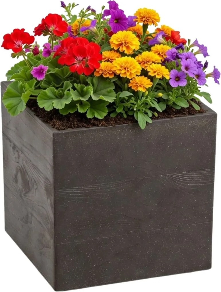 Květináč na kolečkách BETONIQUE 30x30 cm - výber z 8 prevedení