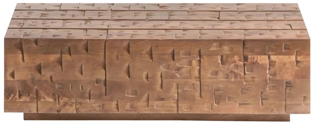 furniture-nabytek.cz - Masivní konferenční stolek Otara z mangového dřeva, lakovaný hnědý – 120x70 cm