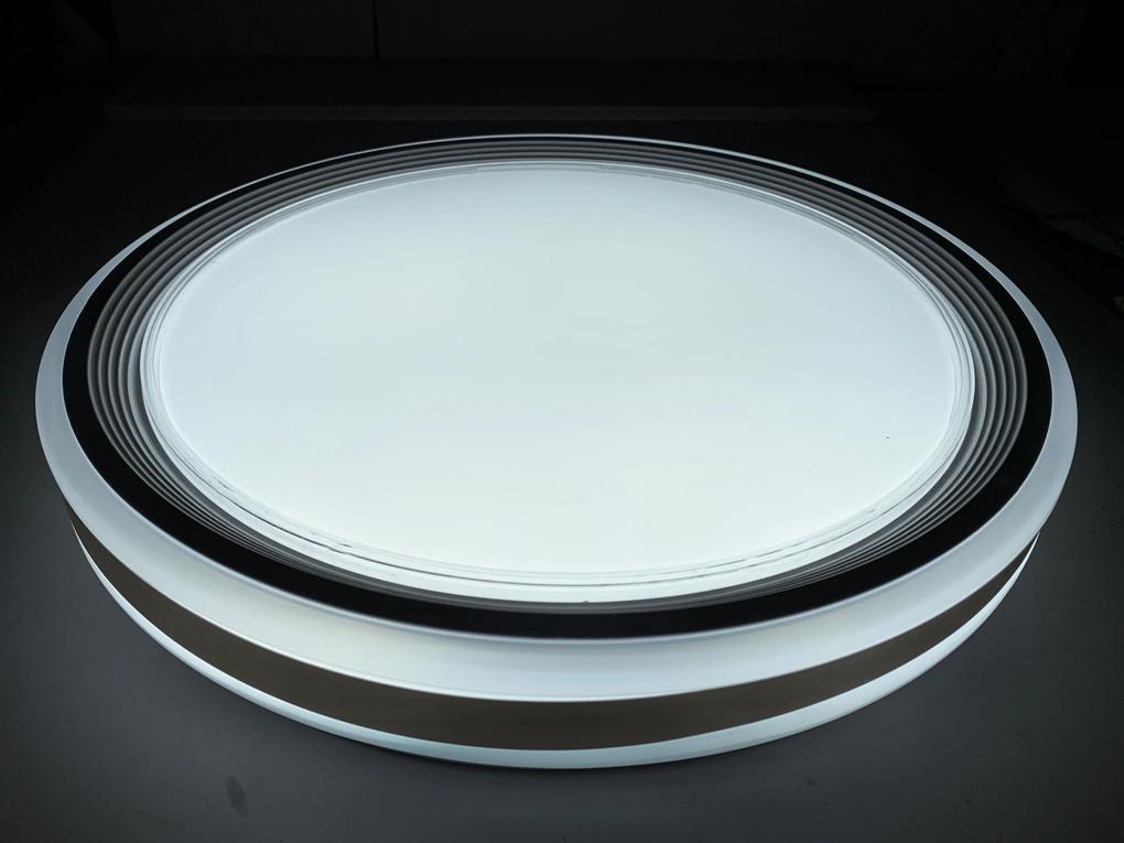 NIPEKO Stropné stmievateľné LED svetlo COCKIES na diaľkové ovládanie, 48W, teplá-studená biela, 48cm, okrúh