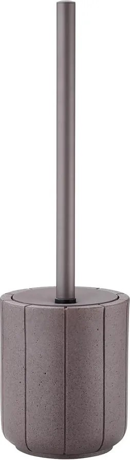 Tmavosivá WC kefa z polyresínu Kua – Blomus