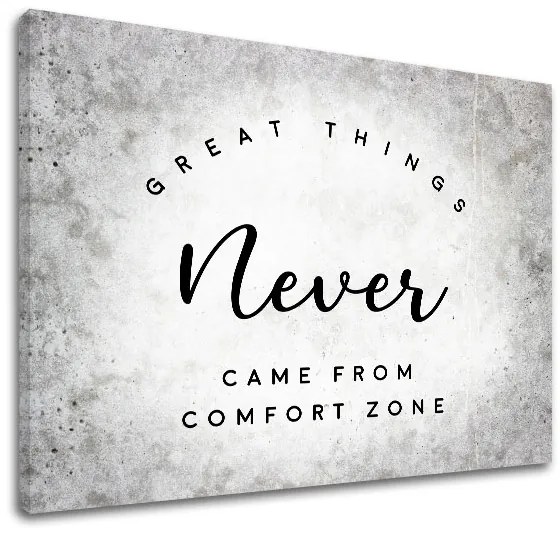Motivačný obraz na stenu Great things | rôzne rozmery