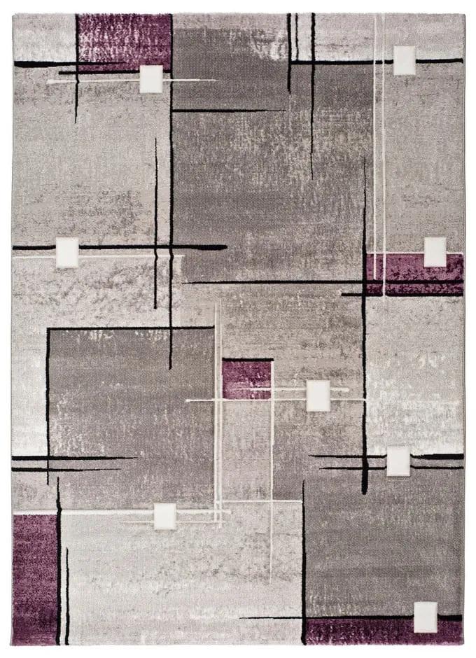 Sivofialový koberec Universal Detroit, 160 × 230 cm