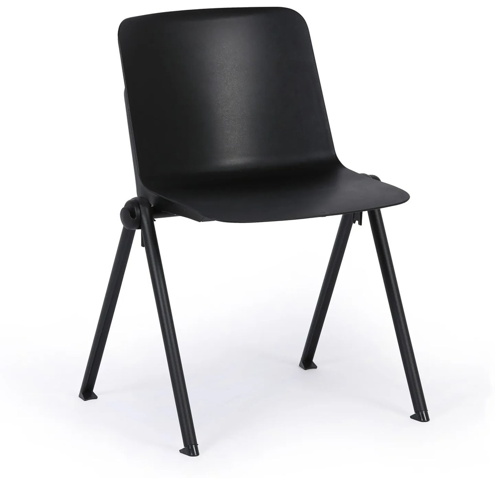 Konferenčná stolička PLUS, čierná