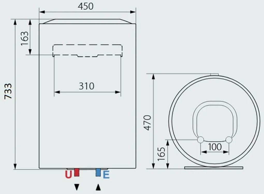 ARISTON LYDOS ECO 80 V 2K EU Ohrievač vody elektrický zásobníkový 3201861