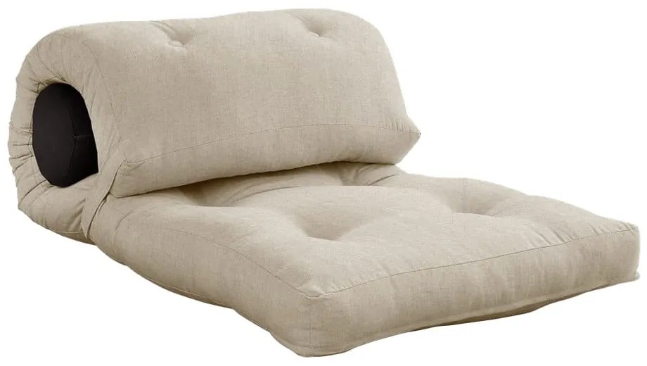 Variabilný skladací matrac Karup Design Wrap Linen/Dark Grey, 70 x 200 cm