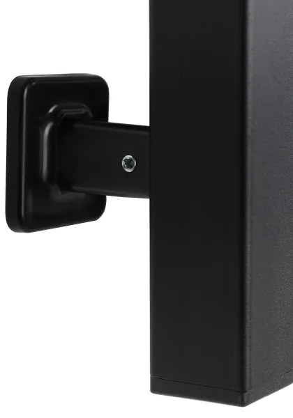 Elektrický sušiak na uteráky SILOUETTE 187W/230V 101,1 cm IP44 čierna pravá hran.