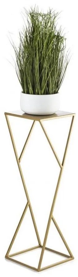 Stojan na kvety LOFT 70x23,5 cm zlatá