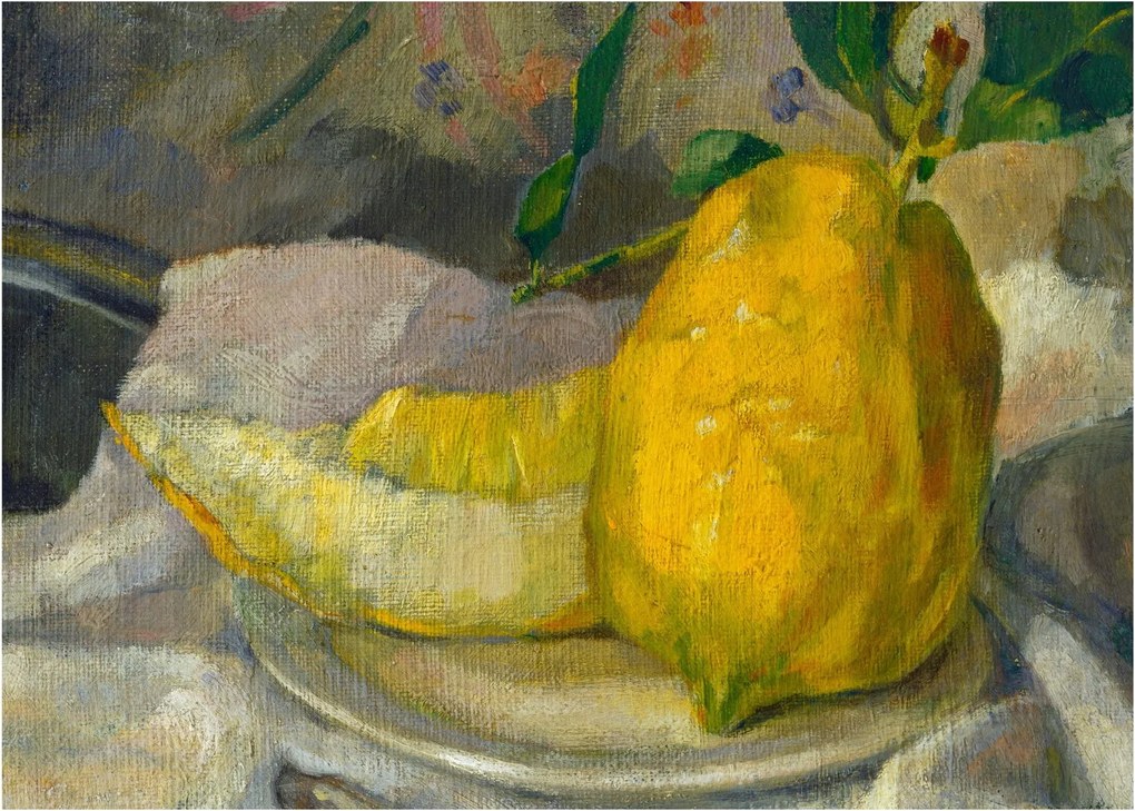Obraz - French 19th Century, Melon and Lemon, reprodukcia (70x50 cm)