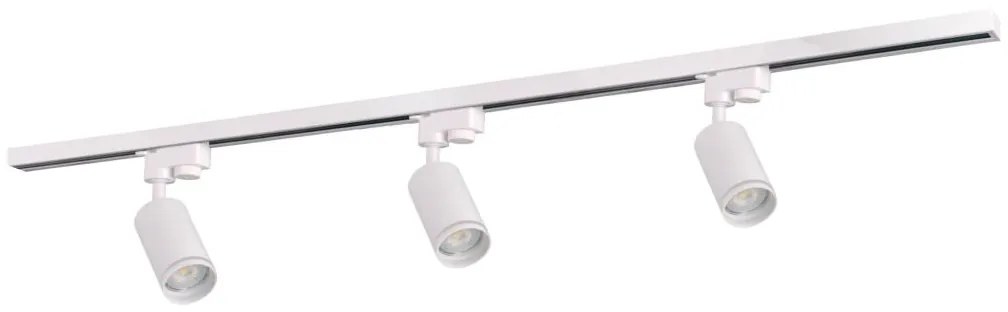 Bodové svietidlo do lištového systému PARIS 3xGU10/10W/230V + 1 m lištový systém