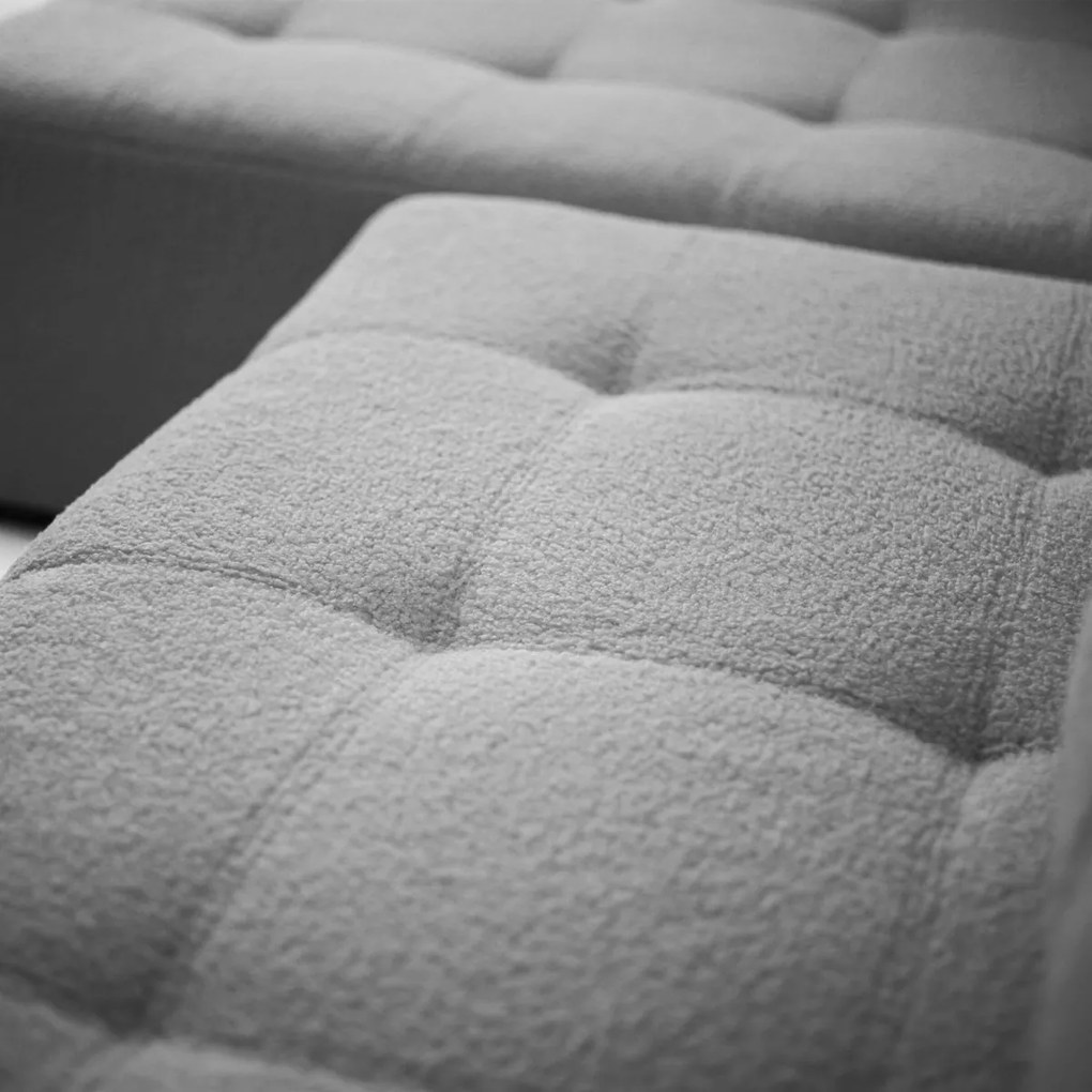 ROHOVÁ SEDAČKA SHARLOTTE 261 x 143 cm SIVÁ