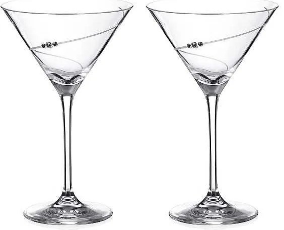 Diamante Silhouette poháre na martini 210 ml, 2 ks