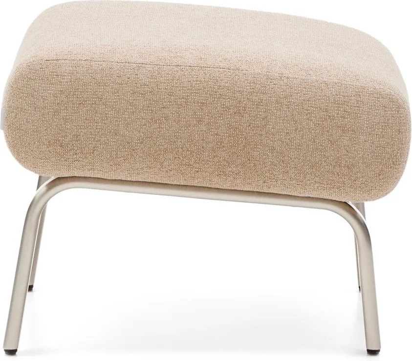 Svetlohnedá ženilková podnožka Amsen – Kave Home