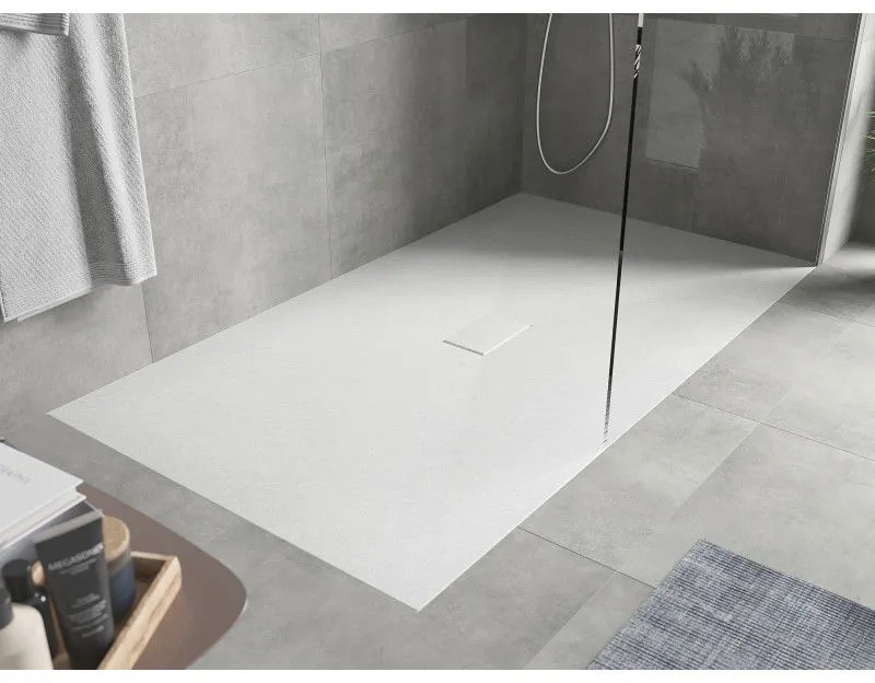 Mexen Hugo, SMC obdĺžniková sprchová vanička 160 x 100 cm, biela, 42101016