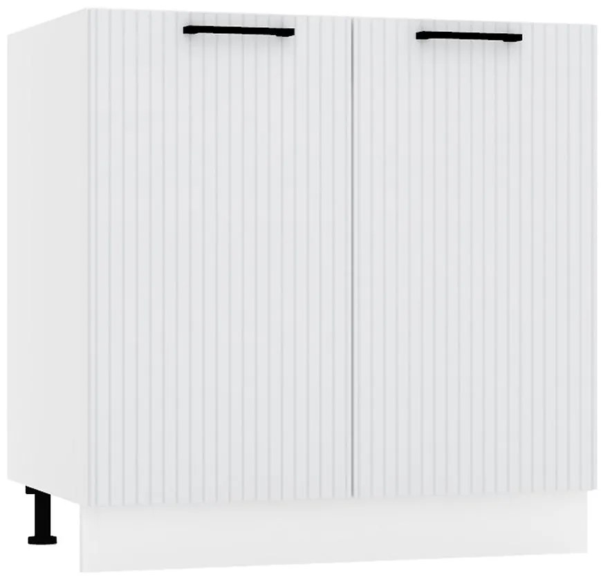 Skrinka do kuchyne  Kate d80zl svetlo šedá mat