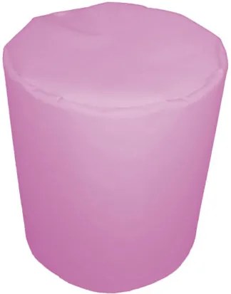 Ružový sedací puf Boggy 35 x 45 cm