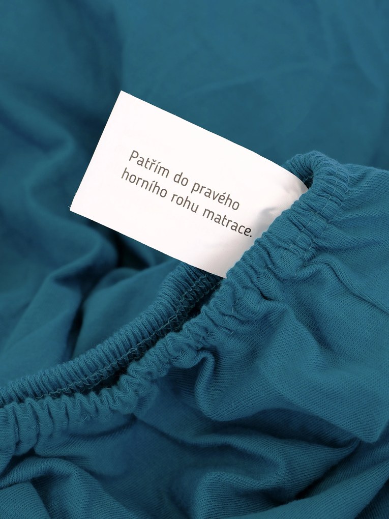 Jersey plachta Classic 140 x 200 cm - petrolejová