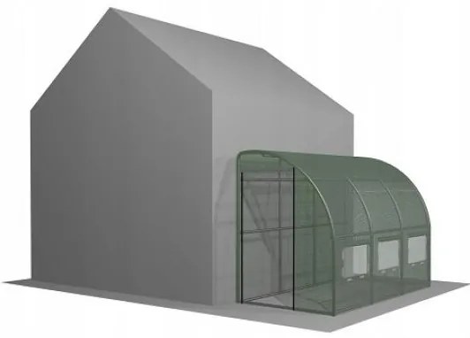 Fóliovník ke stěně 6 x 1,5 x 2m