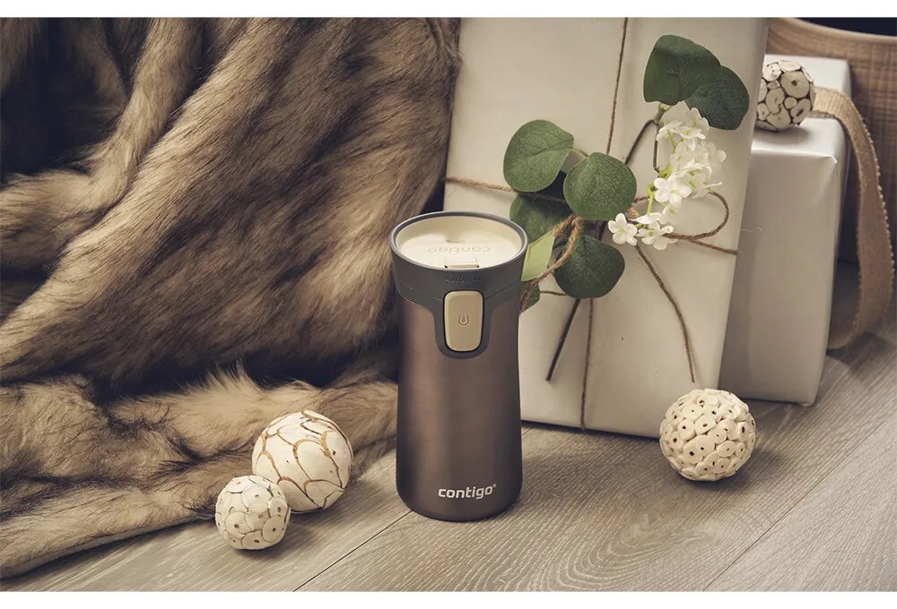 Contigo Termo fľaša Pinnacle 300 ml Transparent Matte Latte