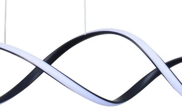 LED Luster na lanku INFINITO LED/34W/230V čierna