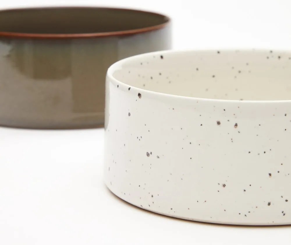 Keramické misky v súprave 2 ks pre psov ø 14 cm Dumbi - Kave Home