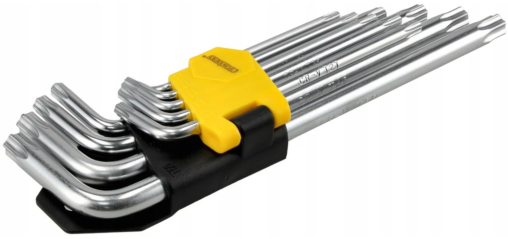 CROWNMAN T10-T50 TORXY imbusové kľúče - sada
