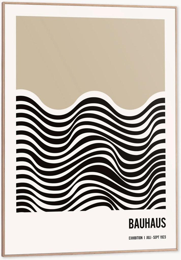 Nástenná dekorácia v ráme Bauhaus