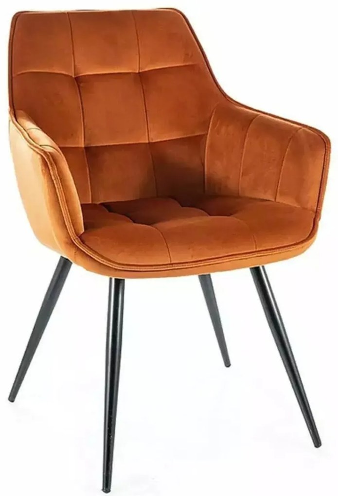 Stolička Lilia Velvet Škoricová