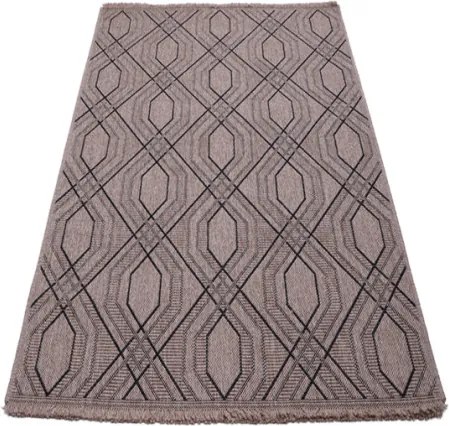 Koberec INDIANA 11666C hnedý / čierny