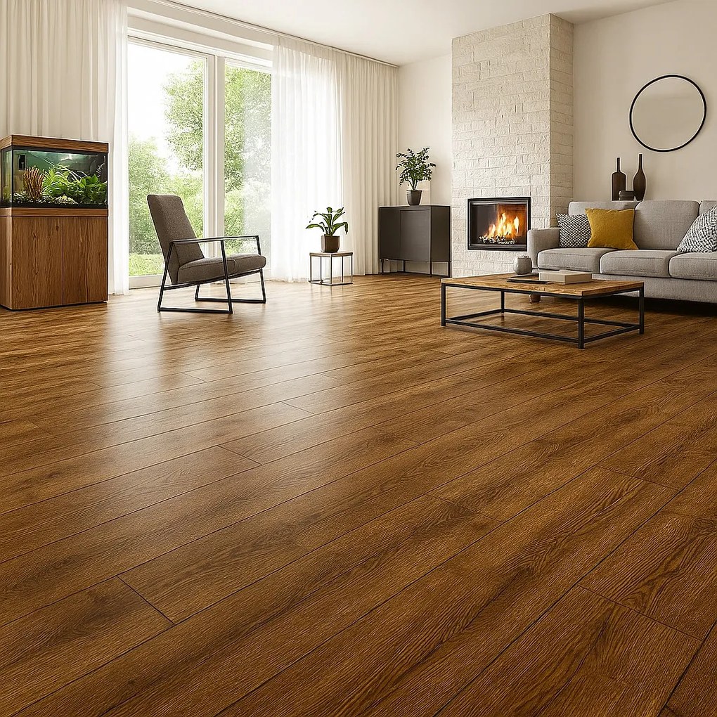 Beauflor, PVC podlaha - lino Ambient Antique Oak 026M, na mieru, šíře 2m,3m,4m, hnedá, bez podkladu, chodba / predsieň