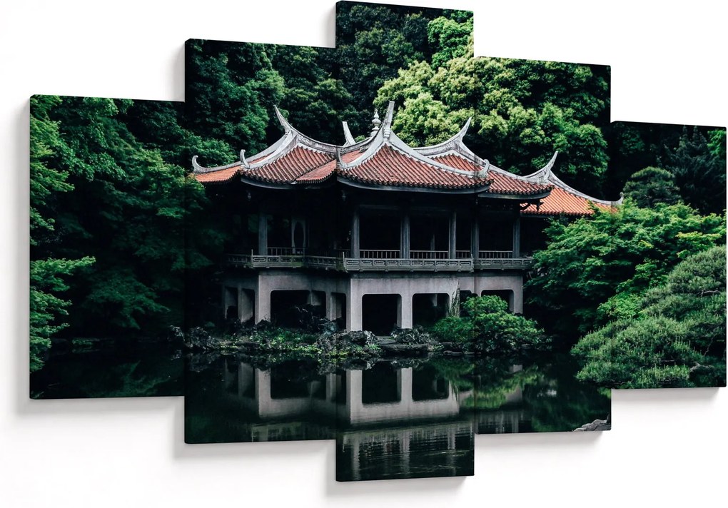Obraz z japonskej národnej záhrady (150x105 cm)