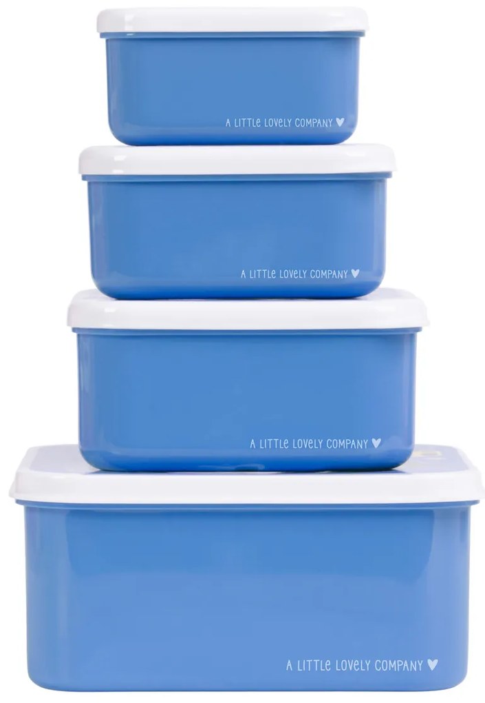 A Little Lovely Company - súprava štyroch desiatových škatuliek - piráti