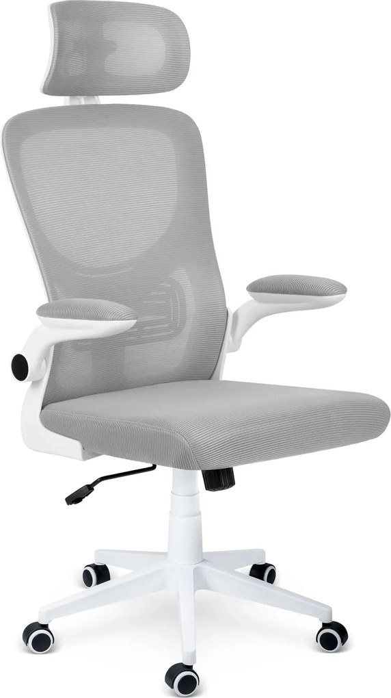 Kancelárska stolička mikrosieťová Sofotel Brass - sivá