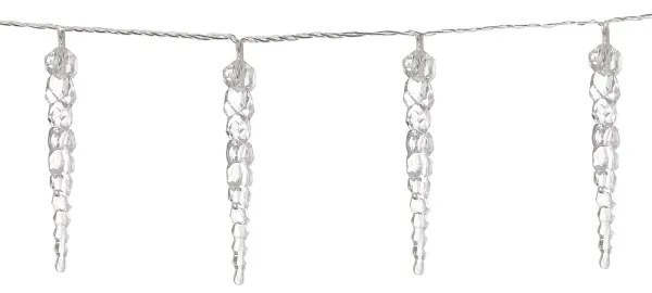 Vianočný svietiaci cencúle modré, vnútorné i vonkajšie 80LED s ovládačom