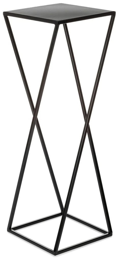 STOJAN NA KVETINÁČ LOFT2 70X24X24 CM ČIERNA