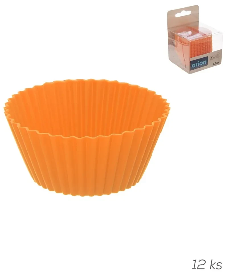 Silikónové formy na pečenie muffinov v súprave 12 ks ø 5,5 cm – Orion