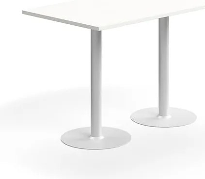 Barový stôl VERTICUS, 1400x800x900 mm, biela