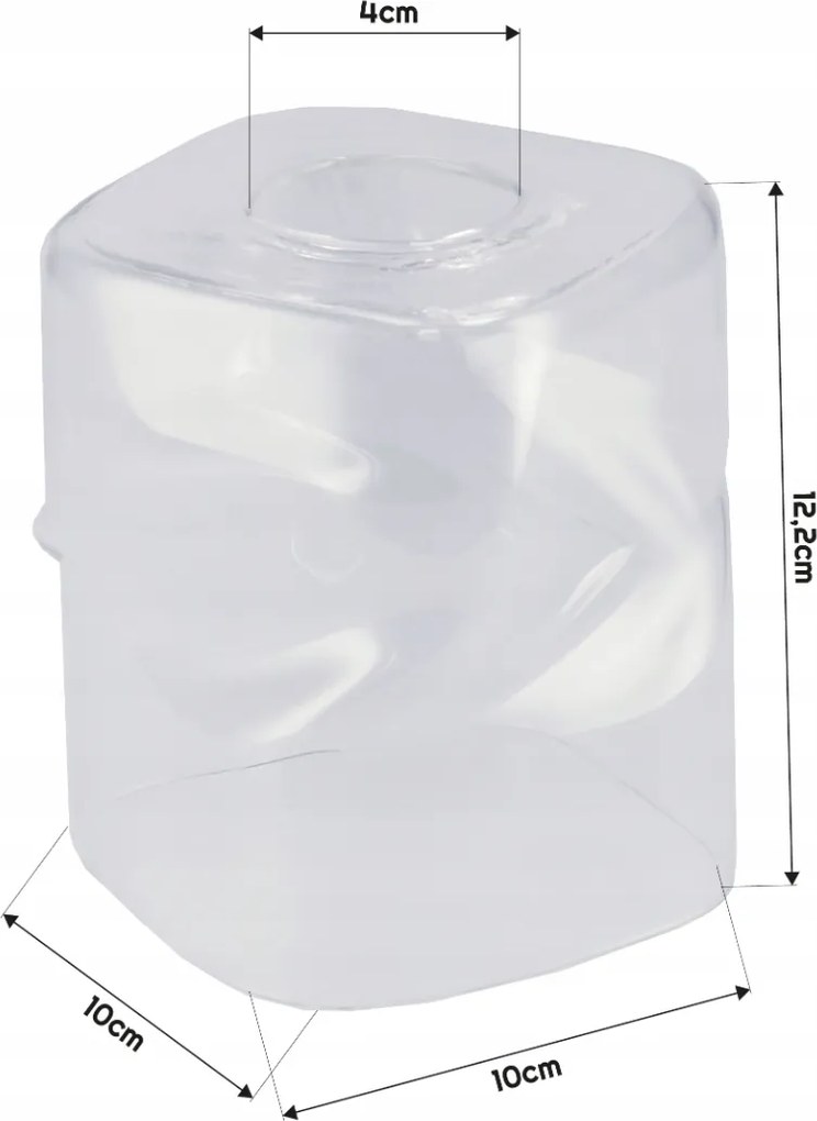 BERGE LED stropné závesné svietidlo 3xE27, rolovací, priehľadný štvorec