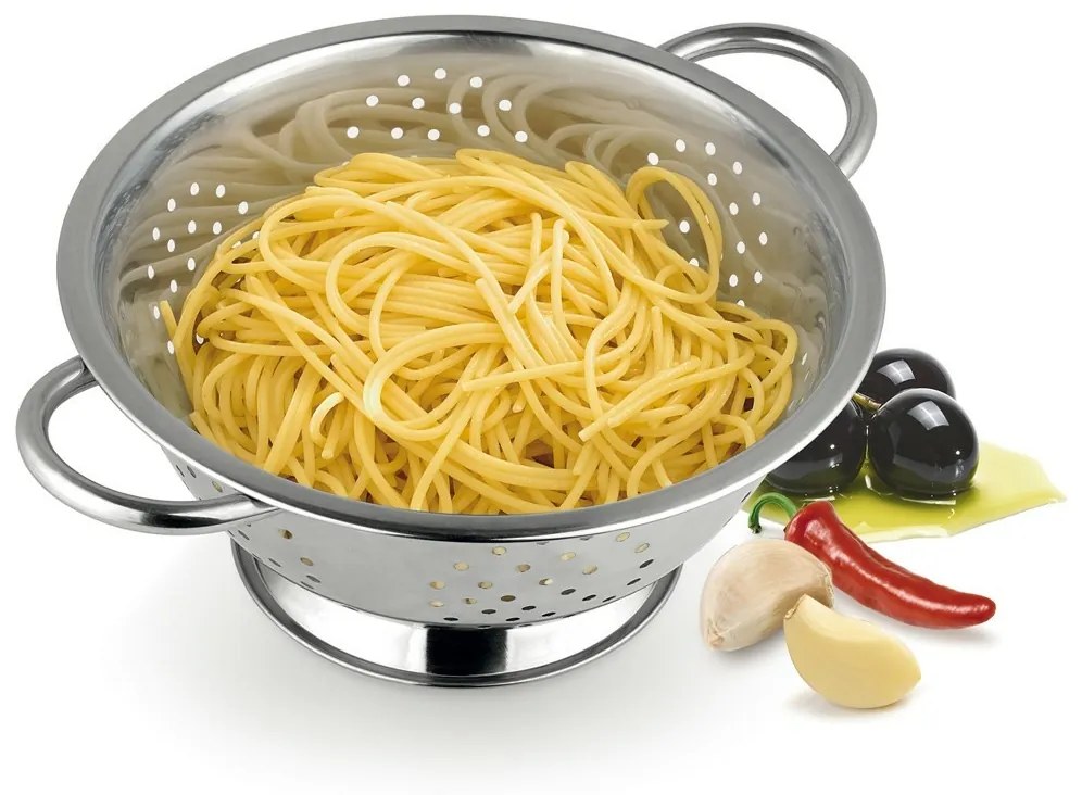 Tescoma Nerezové cedidlo s podstavcom GrandCHEF, 28 cm