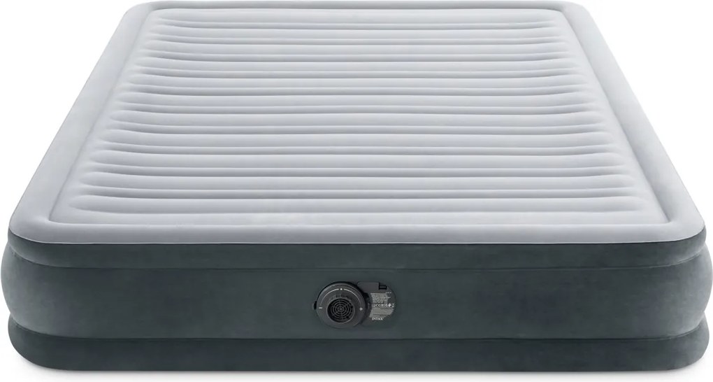 Nafukovací matrac s automatickou pumpou DELUXE III sivá