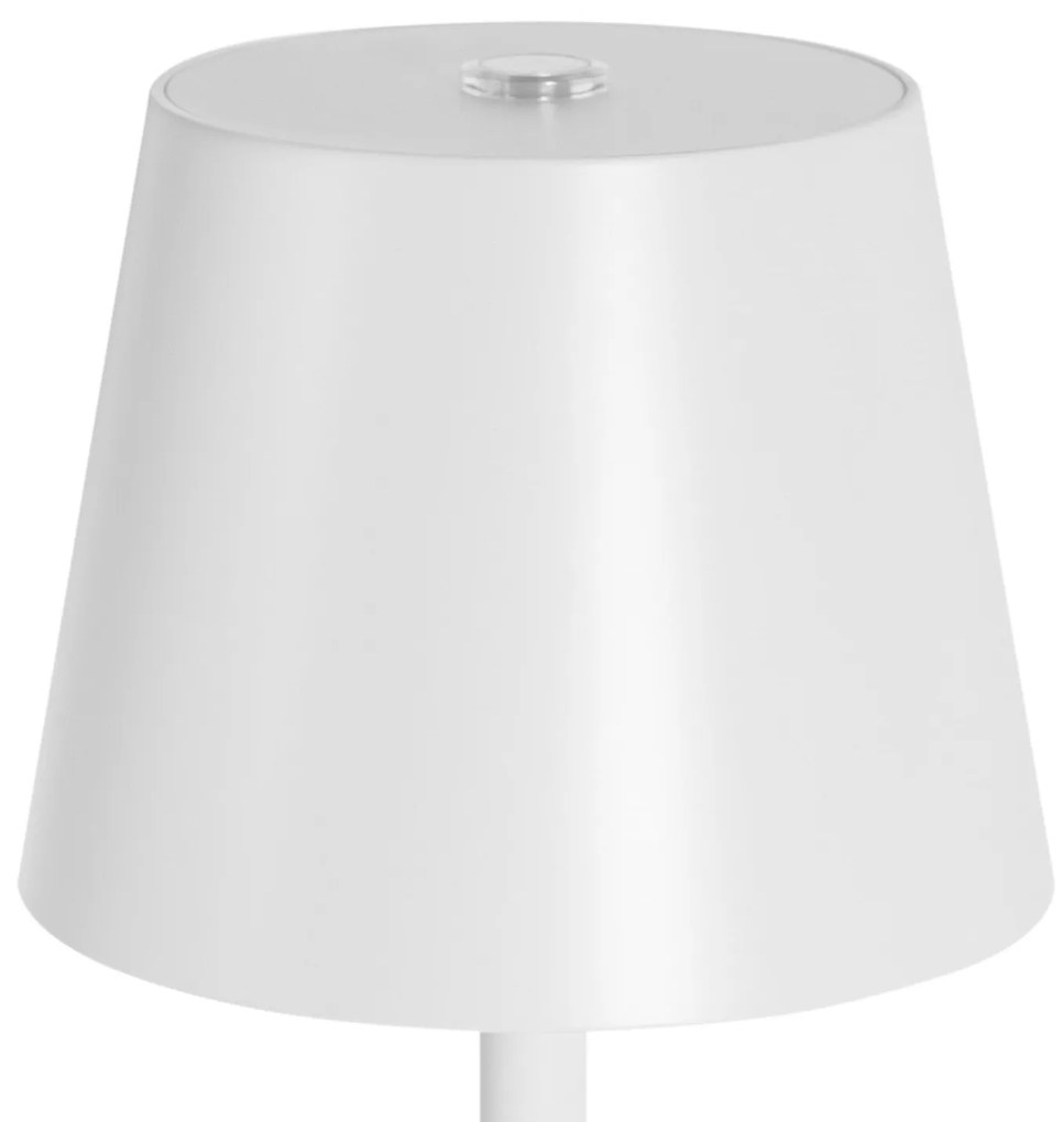 Toolight Toolight, dotyková LED nočná stolná lampa 5W, 3 farby svetla, USB napájanie, APP1370-T WHITE, biela, OSW-08634