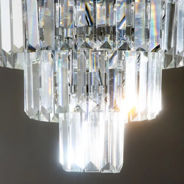 Brilagi - LED krištáľové stropné svietidlo MOZART 5xE14/40W/230V lesklý chróm