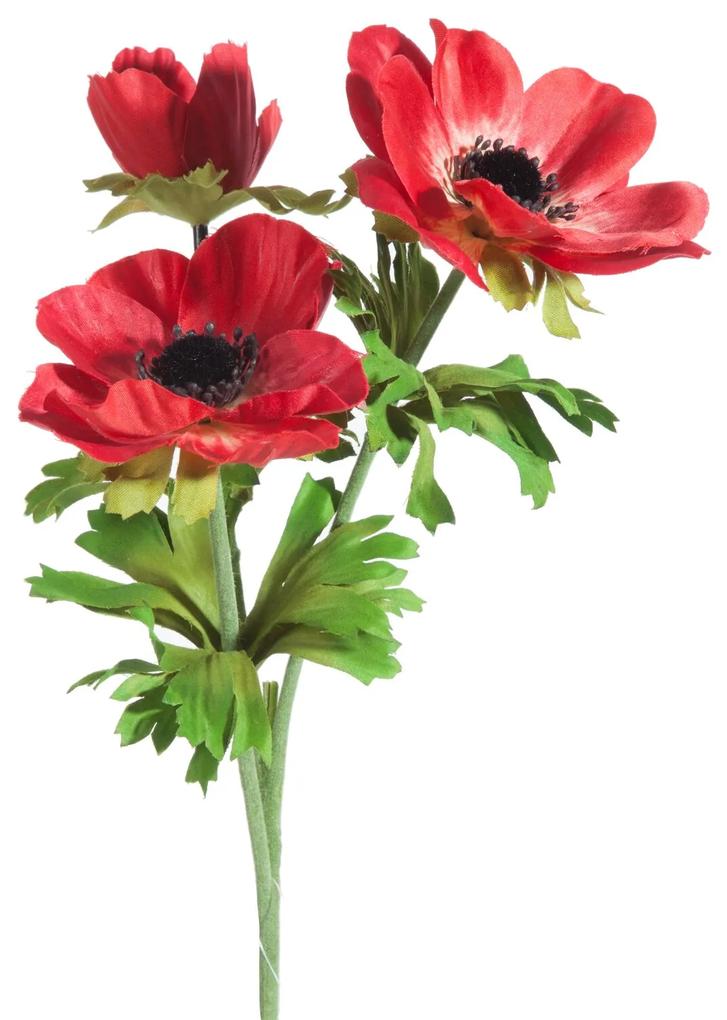 Dekoratívna kvetina NATU 392 červená